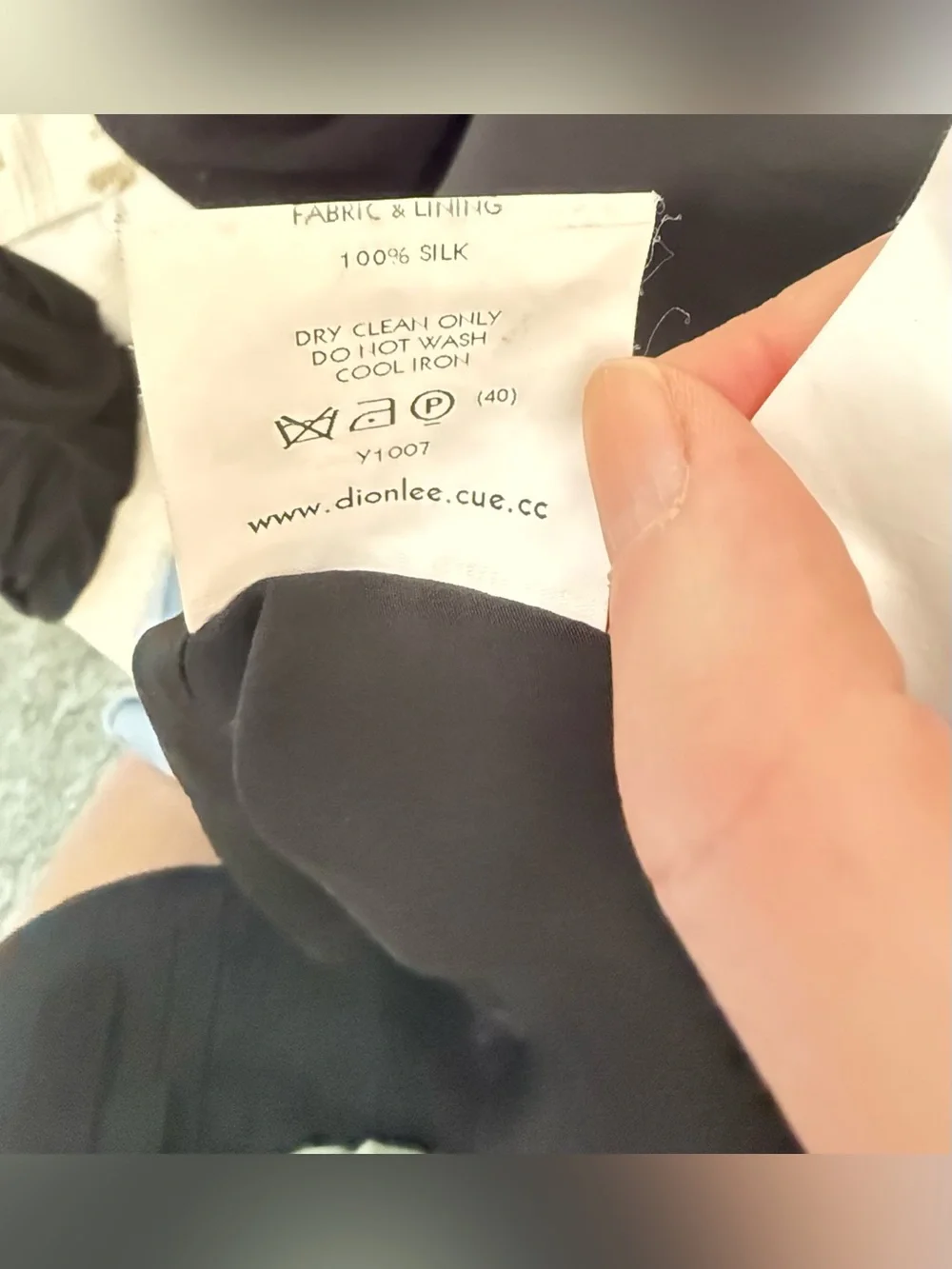 Rare Vintage Cue : Dion Lee 100% Silk Architectural Pleated Mini Skirt US 6